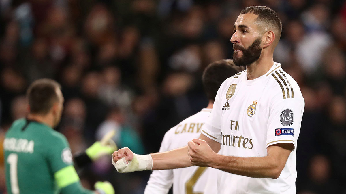 كريم بنزيما يعادل رقم ليونيل ميسي بعد هدفيه في مباراة ريال مدريد ضد غالاطة سراي