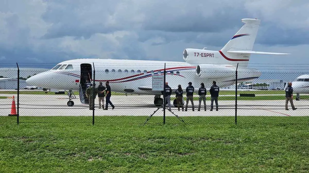 طائرة مادورو التي استولت عليها السلطات الأمريكية