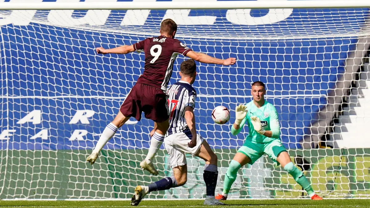 ترتيب هدافي الدوري الإنجليزي بعد هدفي جيمي فاردي في شباك وست بروميتش