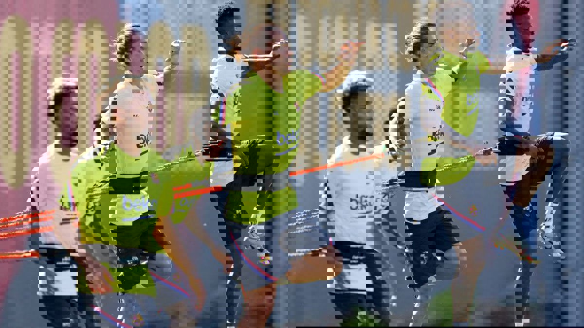 نبأ سار في تدريبات برشلونة قبل مواجهة نابولي بدوري أبطال أوروبا