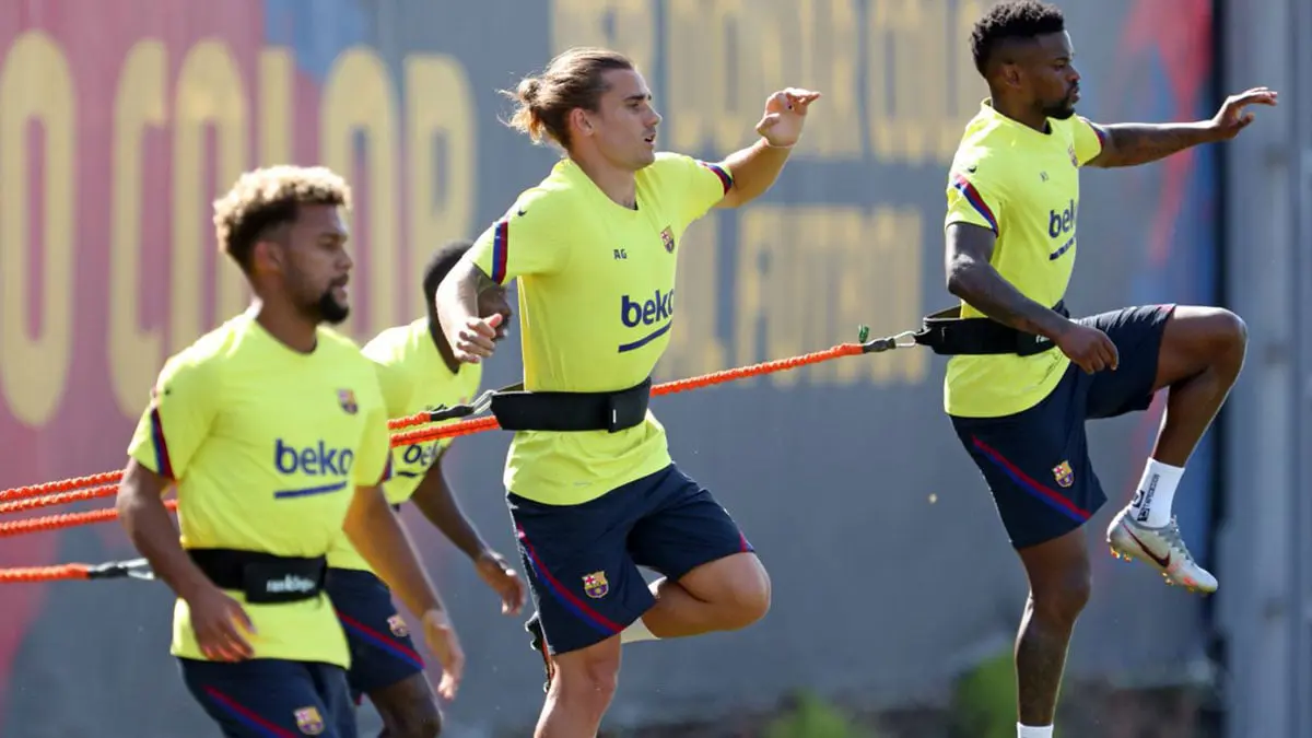 نبأ سار في تدريبات برشلونة قبل مواجهة نابولي بدوري أبطال أوروبا