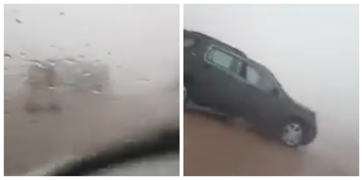 الكويت تشهد استمرار هطول الأمطار الغزيرة (فيديو)