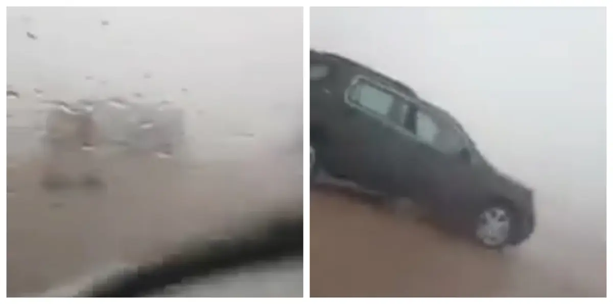 الكويت تشهد استمرار هطول الأمطار الغزيرة (فيديو)