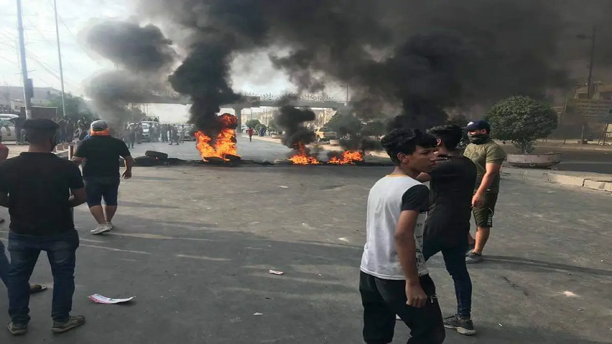 وسط مطالبات بتنحي عبدالمهدي.. تظاهرات غاضبة في بغداد وانتشار عسكري كثيف (صور وفيديو)
