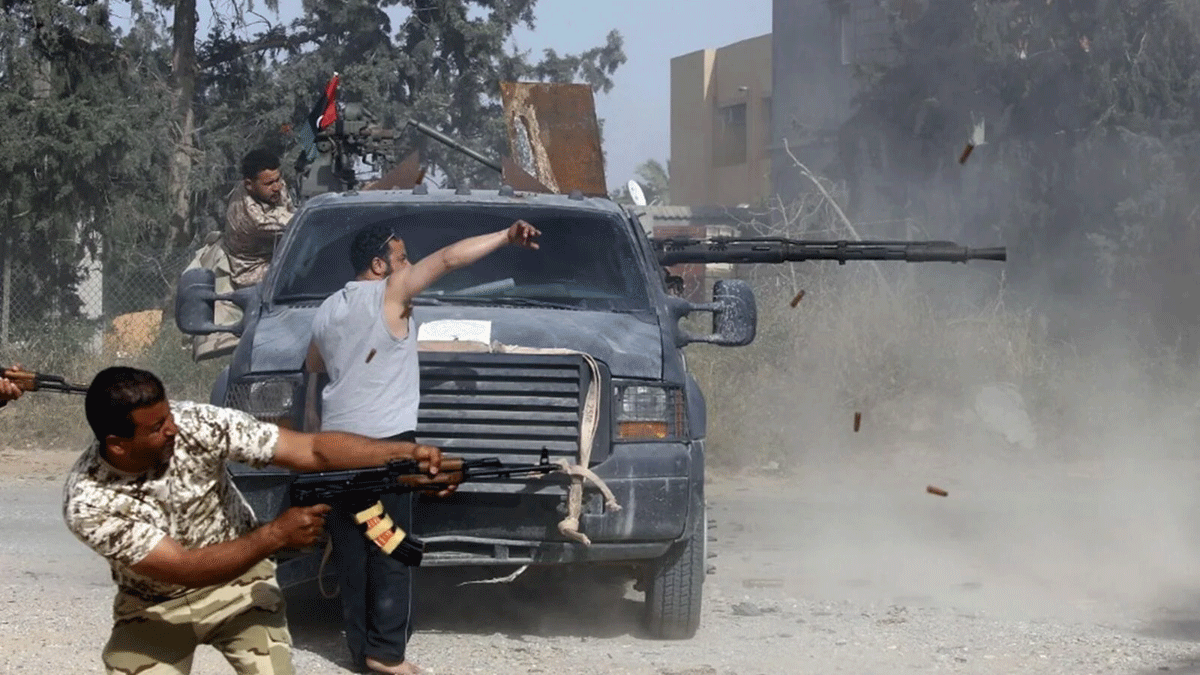 ميليشيات حكومة الوفاق الليبية تعلن السيطرة على قاعدة الوطية الجوية‎