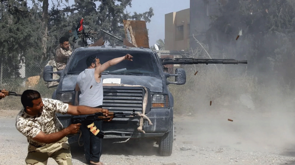 ميليشيات حكومة الوفاق الليبية تعلن السيطرة على قاعدة الوطية الجوية‎