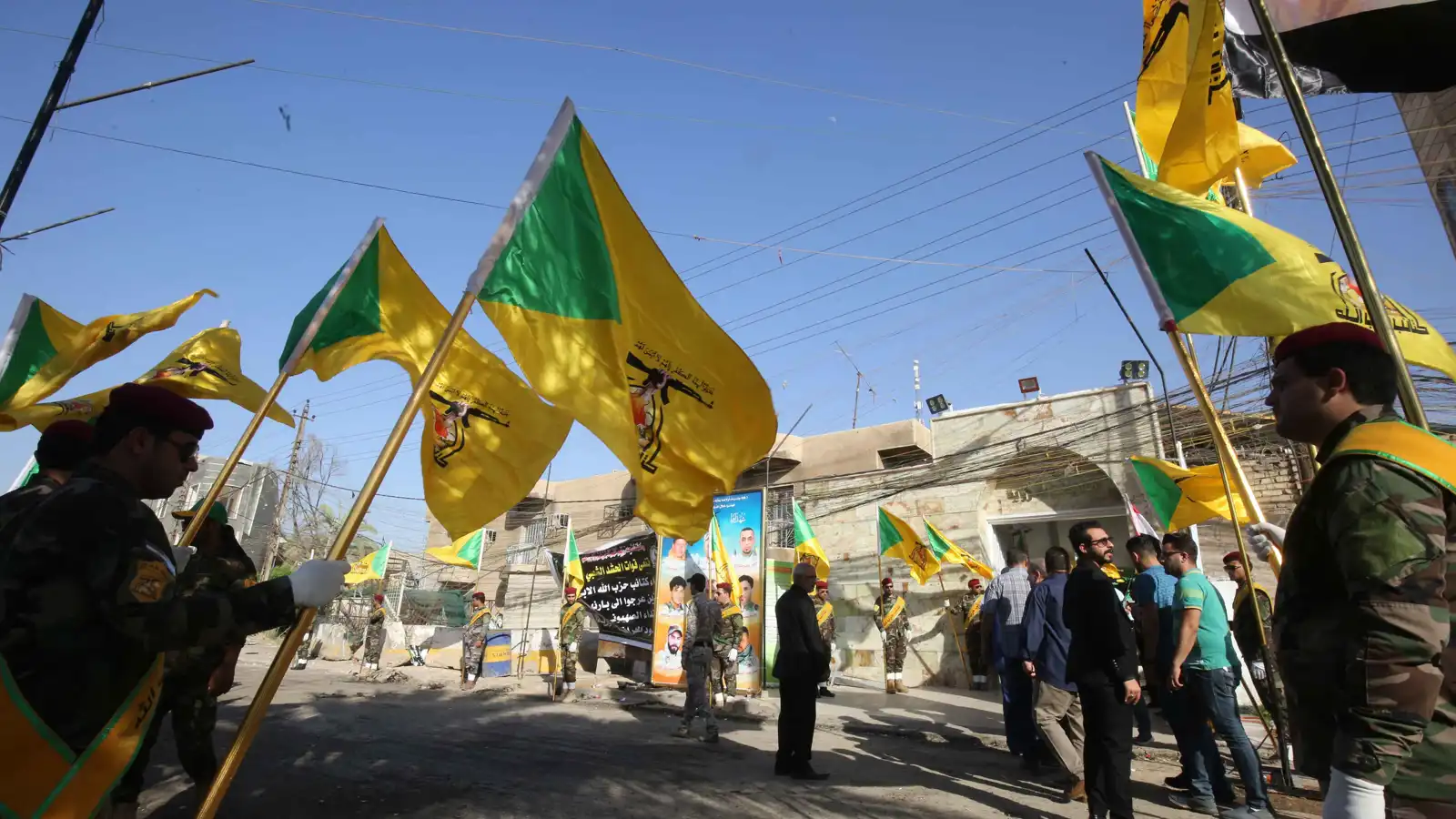 كتائب حزب الله العراقية تعلن وقفا مشروطا لهجماتها على السفارة الأمريكية