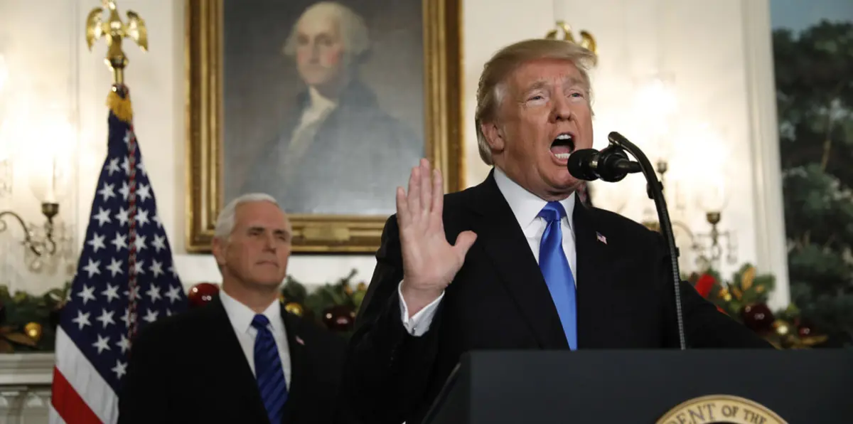 ترامب يعترف رسميًا بالقدس عاصمة لإسرائيل