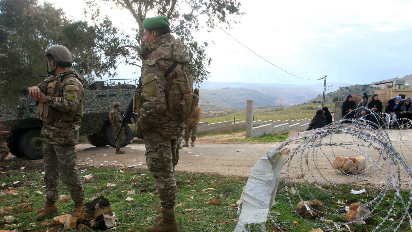 الجيش اللبناني يستكمل الانتشار في بلدات حدودية بالجنوب