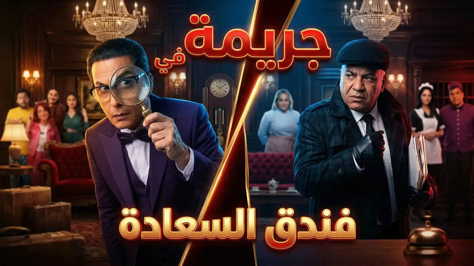 بوستر "جريمة في فندق السعادة"