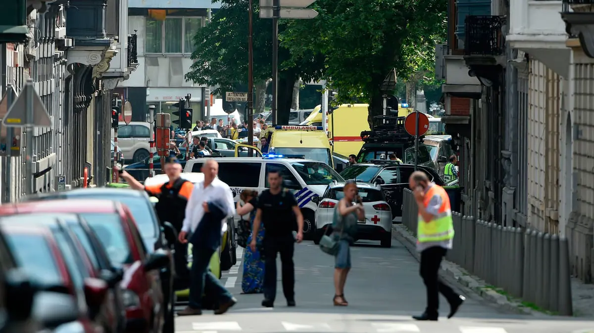 رجل يطلق النار على مطعم في بروكسل ويلوذ بالفرار