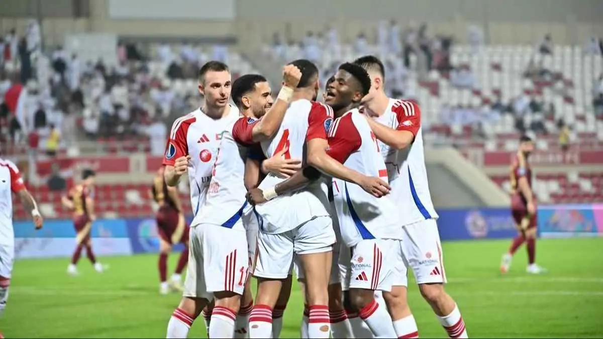 الشارقة يفوز برباعية على الوحدة ويتأهل لنصف نهائي كأس رابطة المحترفين