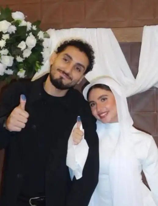 عقد قران أحمد حمدي على شهد مكرم