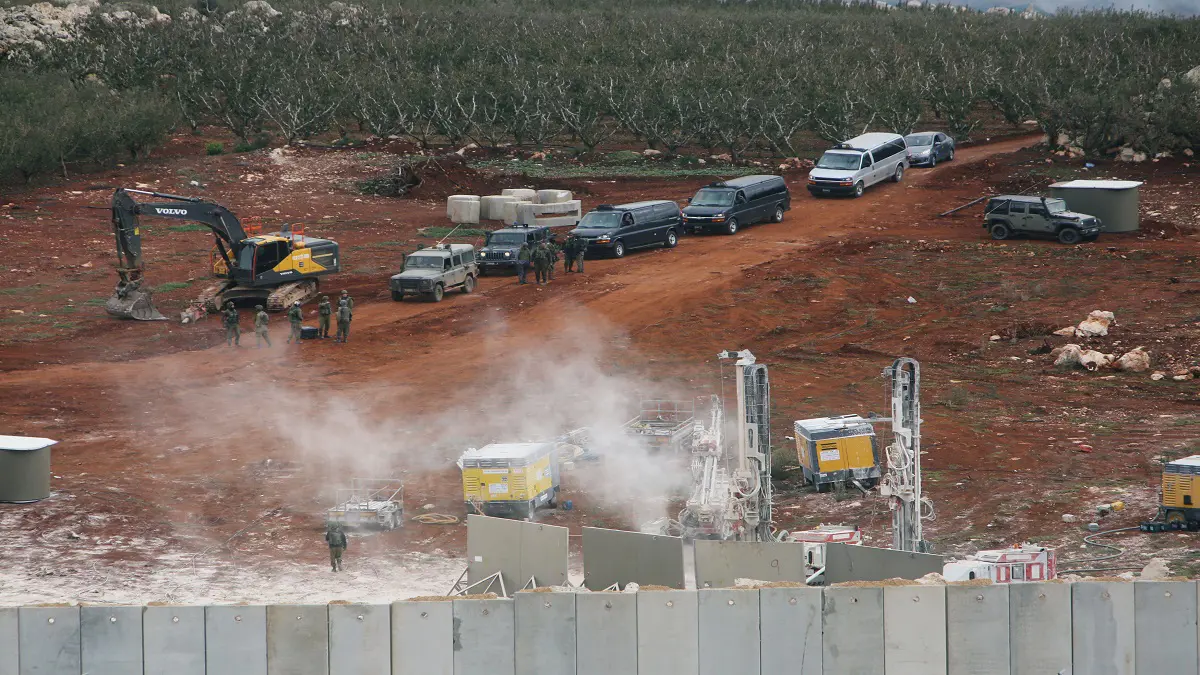 إسرائيل تعلن العثور على نفق جديد لحزب الله على الحدود اللبنانية (صور )