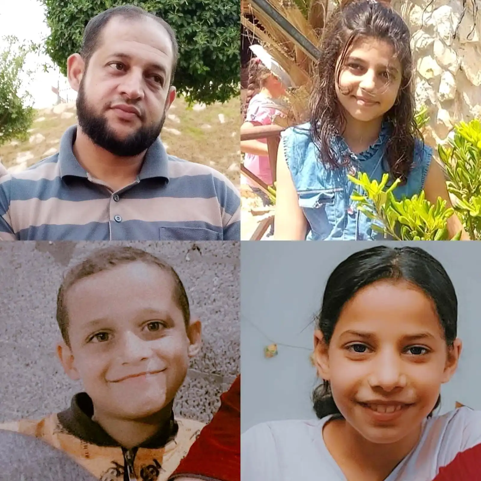 زيد عقل وأبناؤه ضحايا القصف الإسرائيلي