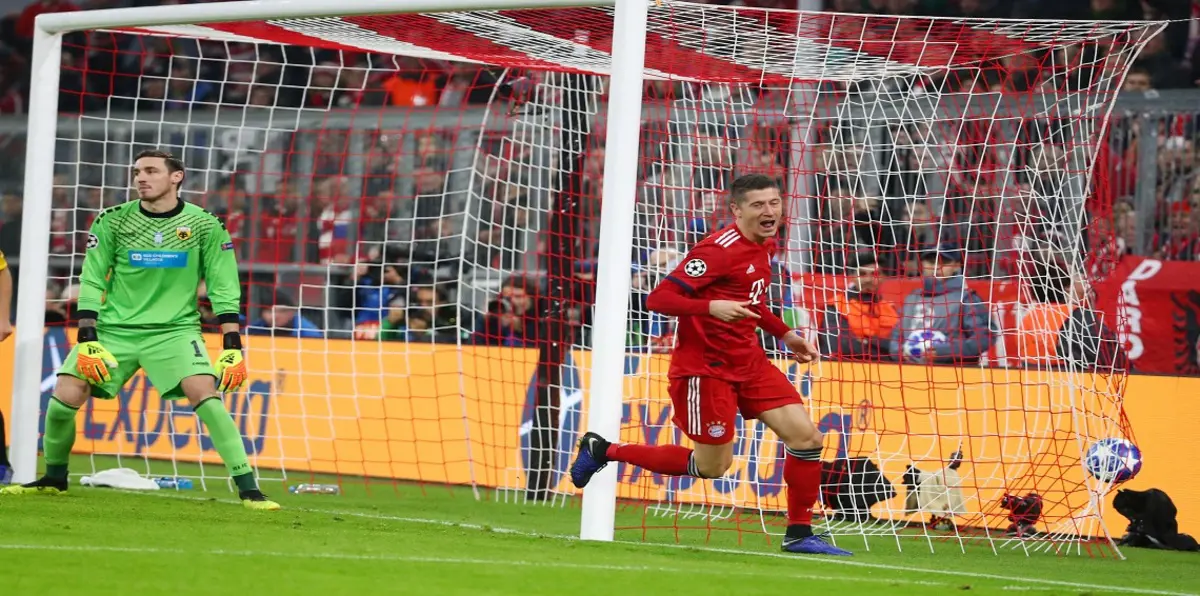 بايرن ميونخ يحلق في صدارة المجموعة الخامسة بدوري أبطال أوروبا بالفوز على أيك أثينا (فيديو)