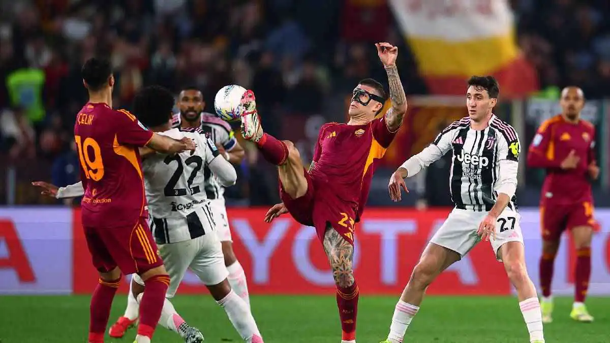 مباراة روما ويوفنتوس في الدوري الإيطالي