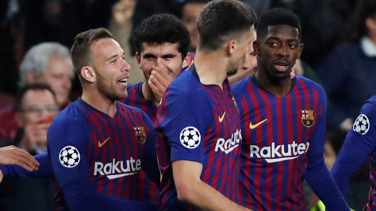 أهداف مباراة برشلونة وتوتنهام.. 1/1 (فيديو)