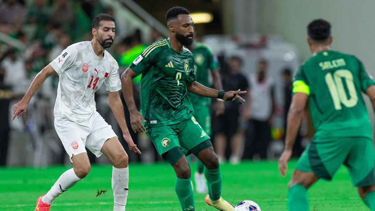 الموعد والقنوات الناقلة لمباراة السعودية والبحرين في تصفيات كأس العالم