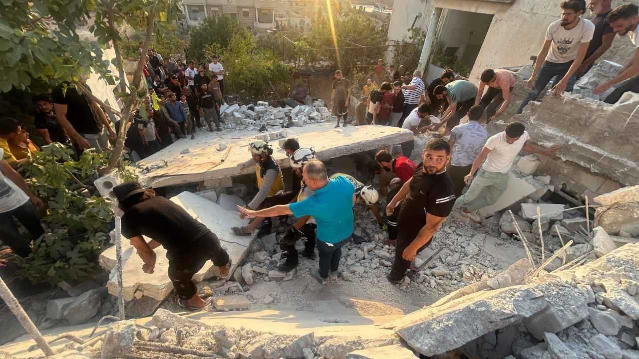 ارتفاع حصيلة ضحايا انفجار ترمانين في محافظة إدلب (فيديو وصور)