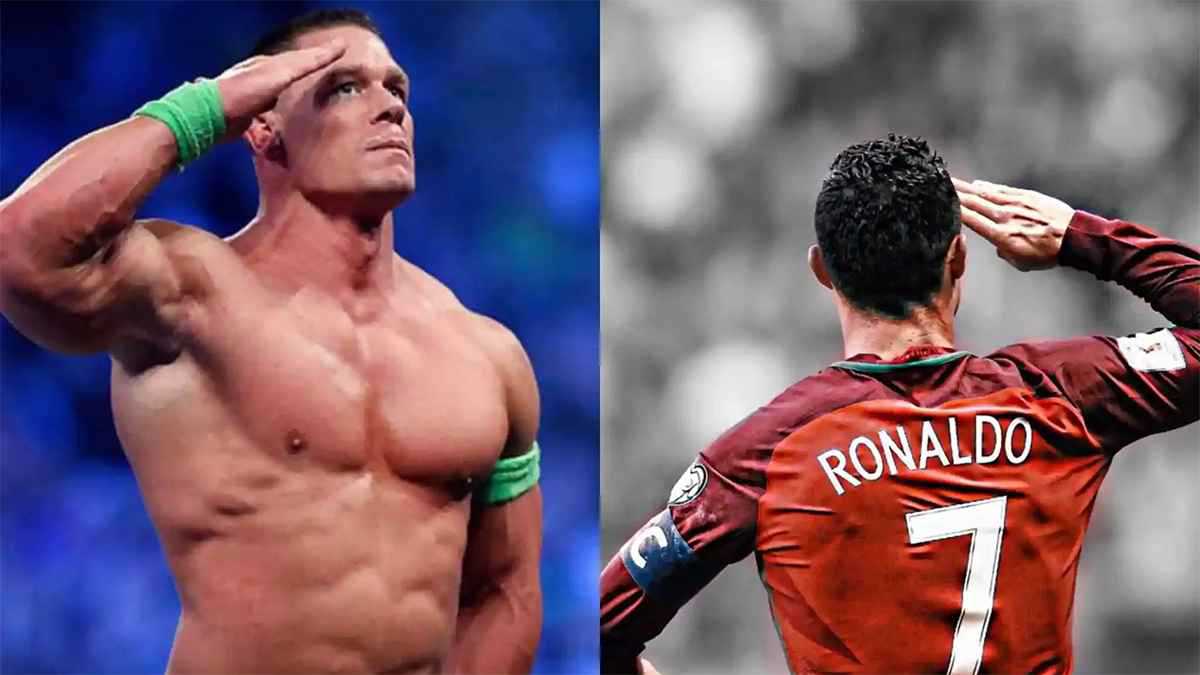 جون سينا يثير جدلا بصورة كريستيانو رونالدو.. ماذا يقصد؟ (شاهد)