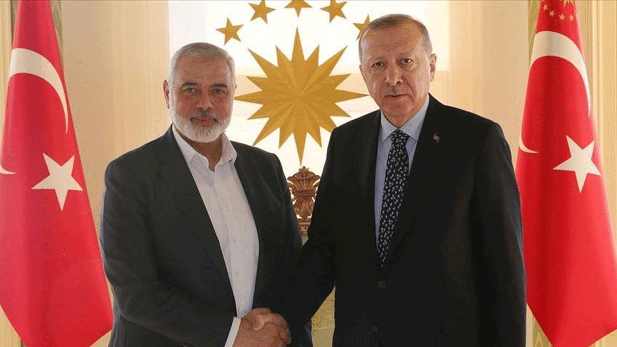 أردوغان يستقبل إسماعيل هنية في إسطنبول