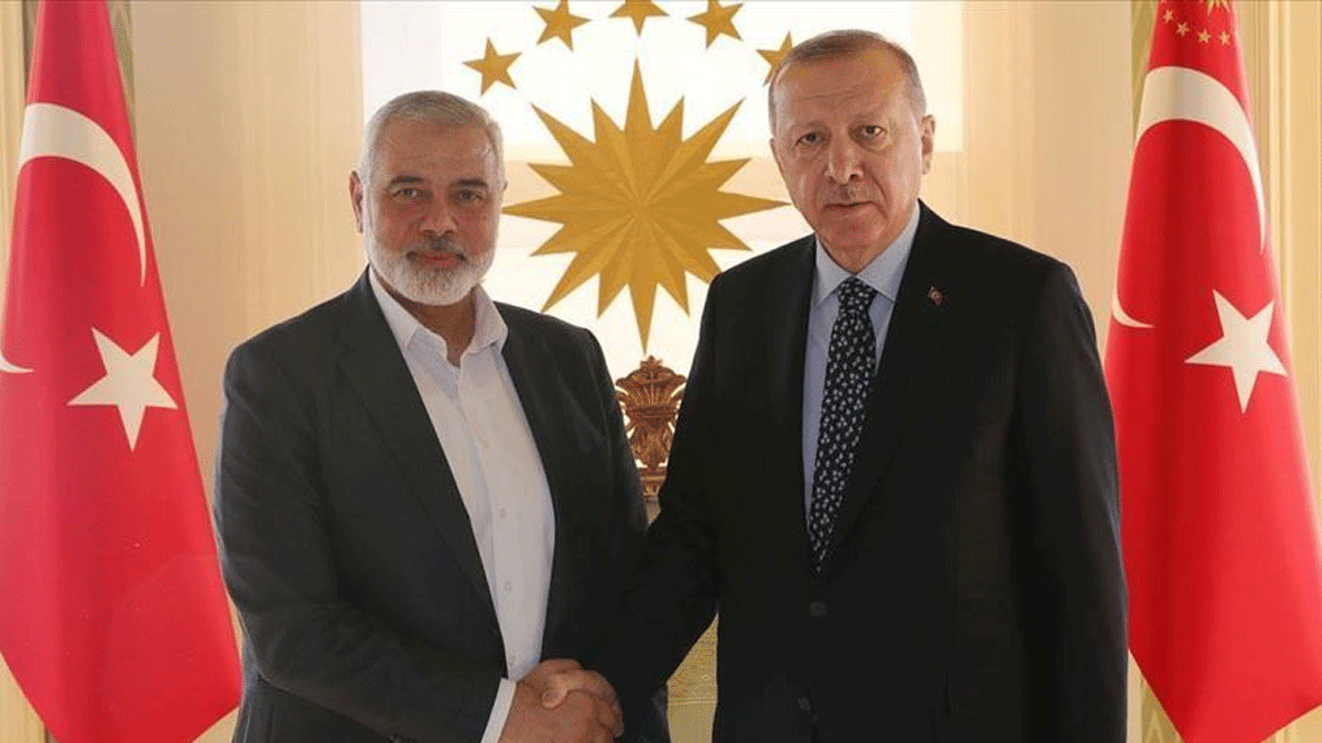 أردوغان يستقبل إسماعيل هنية في إسطنبول