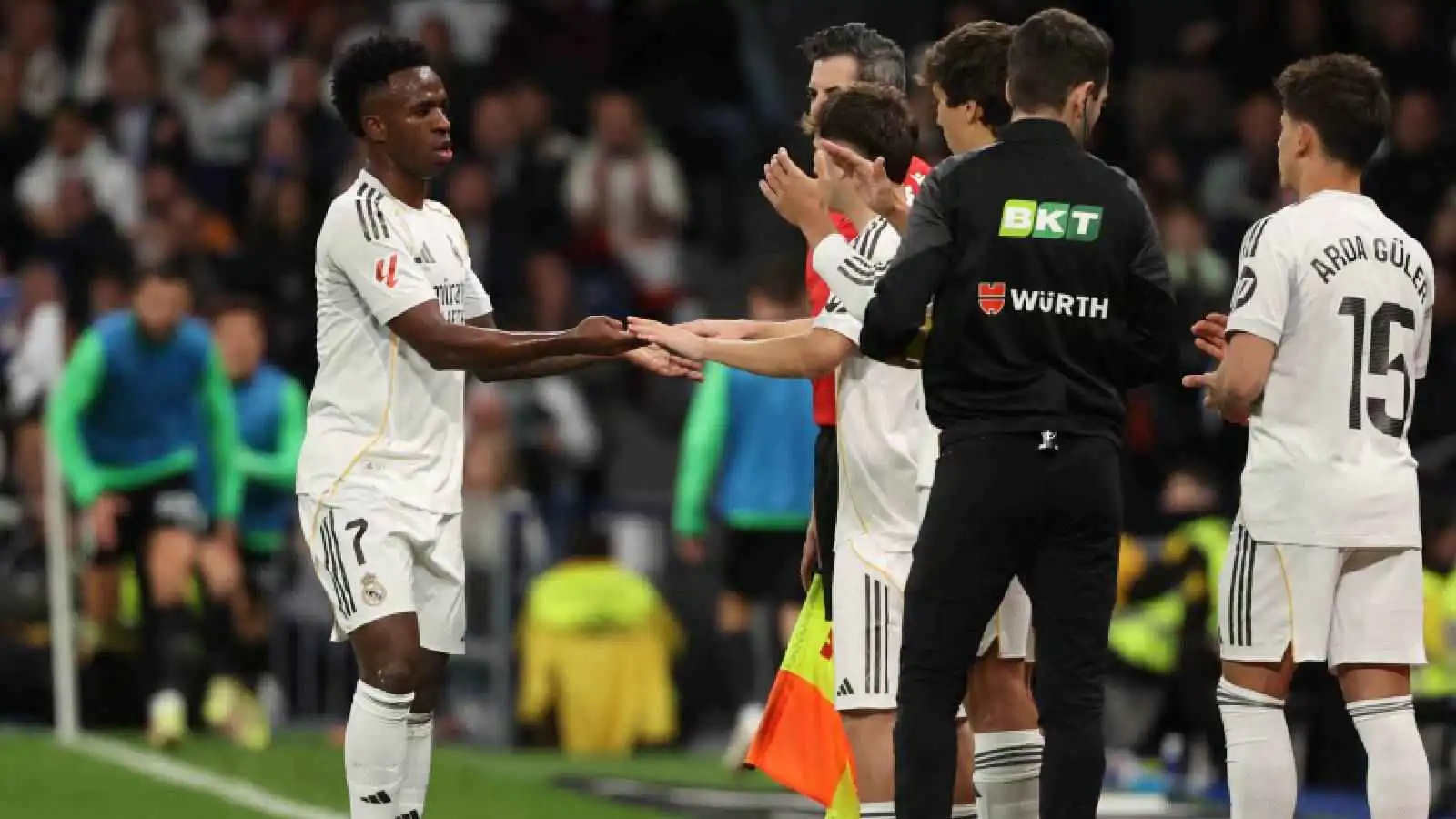 تبديل فينيسيوس جونيور في مباراة ريال مدريد وإلتشي