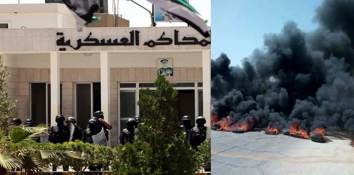 احتجاجات بالأردن على حكم قاتل الجنود الأمريكيين في الجفر