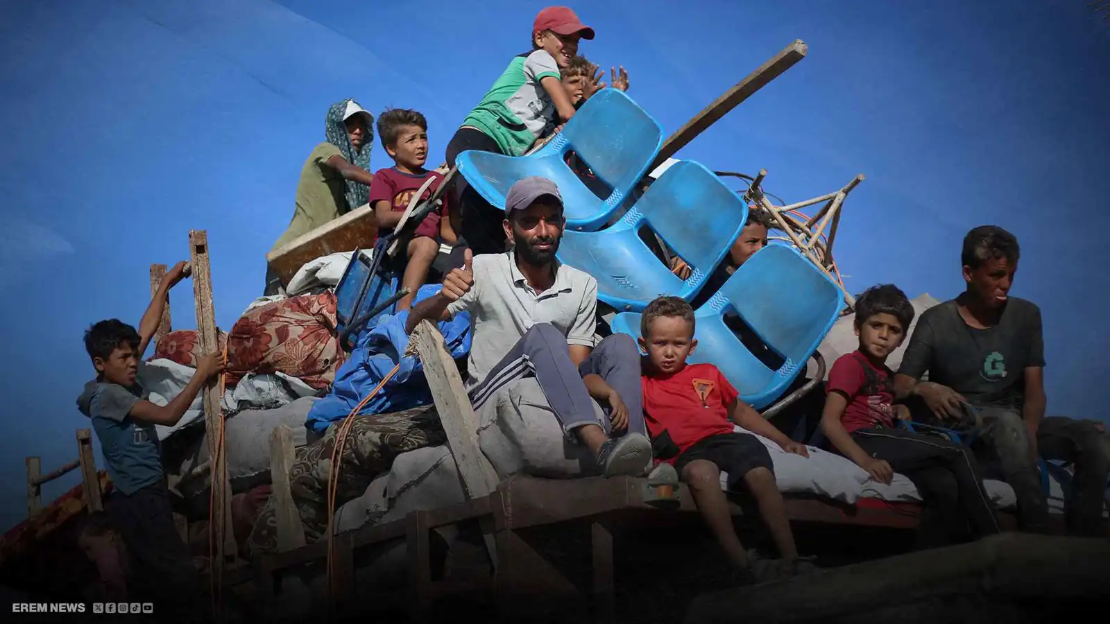 نزوح أطفال غزة