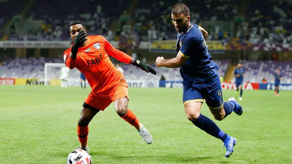 خالد عيسى يعتذر لجمهور العين الإماراتي بعد خطئه الفادح في هدف عبدالرزاق حمدالله نجم النصر