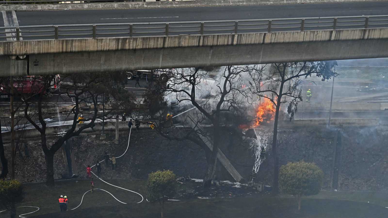 عشرات القتلى والجرحى بانفجار صهريج غاز في المكسيك (فيديو)