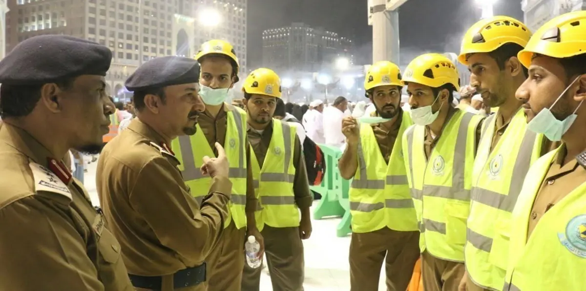 الدفاع المدني السعودي يكثف استعداداته في أول جمعة من رمضان