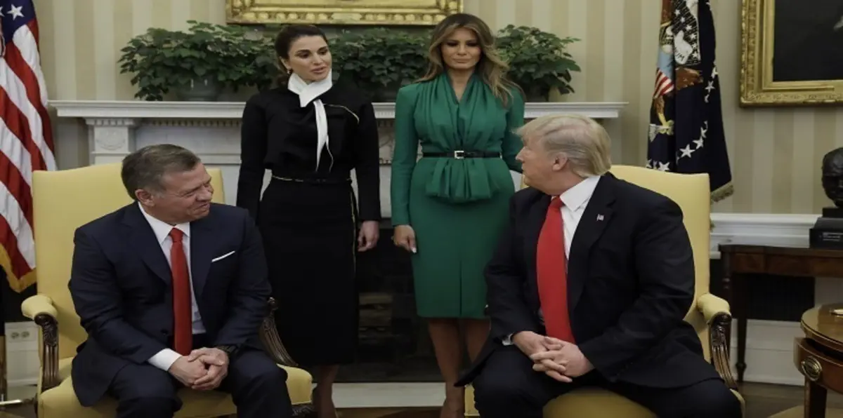 عاهل الأردن يرحب بجهود ترامب للسلام بين الفلسطينيين والإسرائيليين