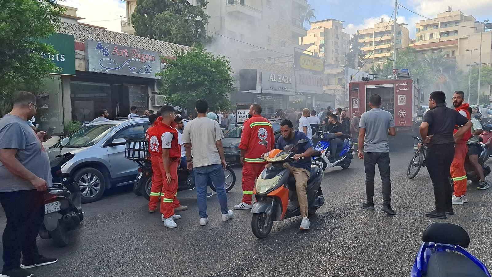 انفجارات جديدة لأجهزة اتصال يستخدمها "حزب الله" في لبنان (فيديو)