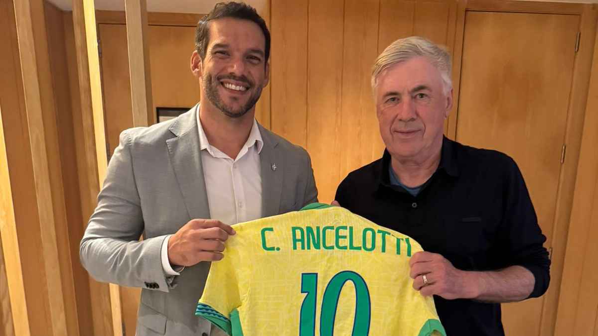 استقبال أسطوري لكارلو أنشيلوتي في البرازيل (فيديو وصور)