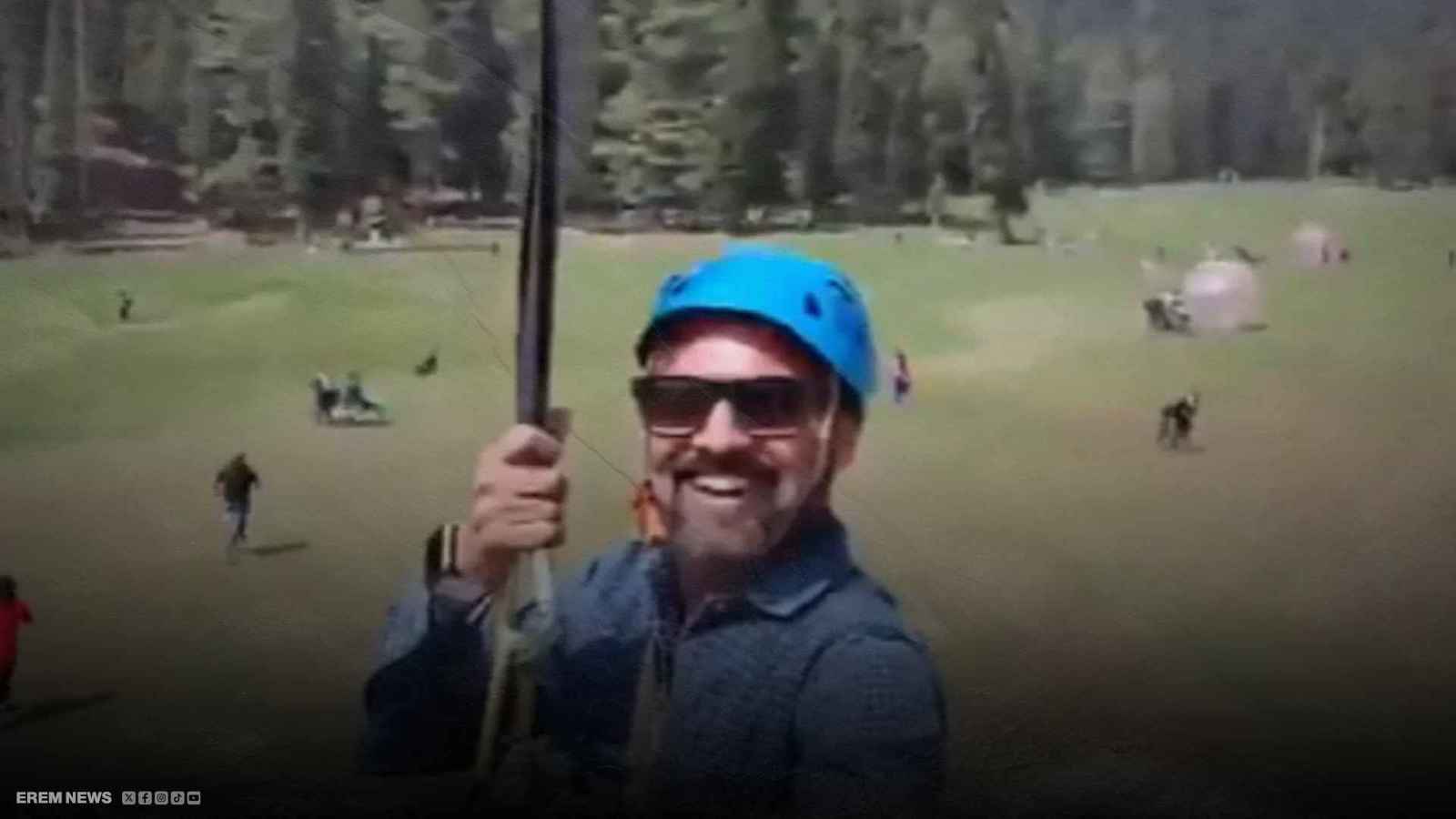 سائح هندي يوثق لحظة هجوم كشمير