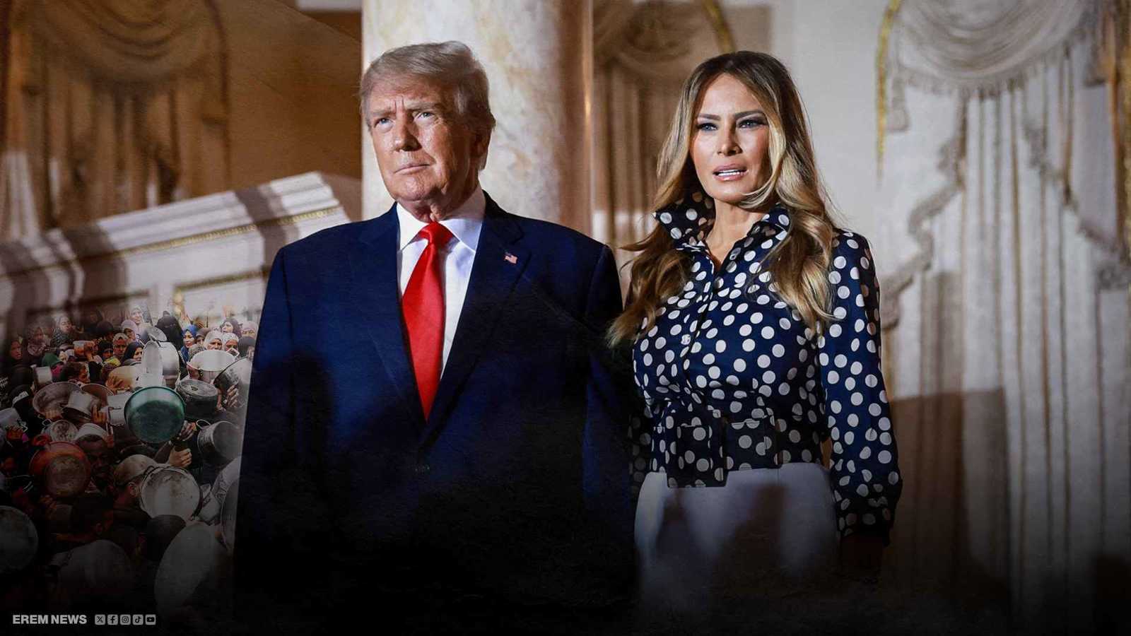 تغير مفاجئ في موقفه.. هل رأى ترامب مجاعة غزة بعيون ميلانيا؟