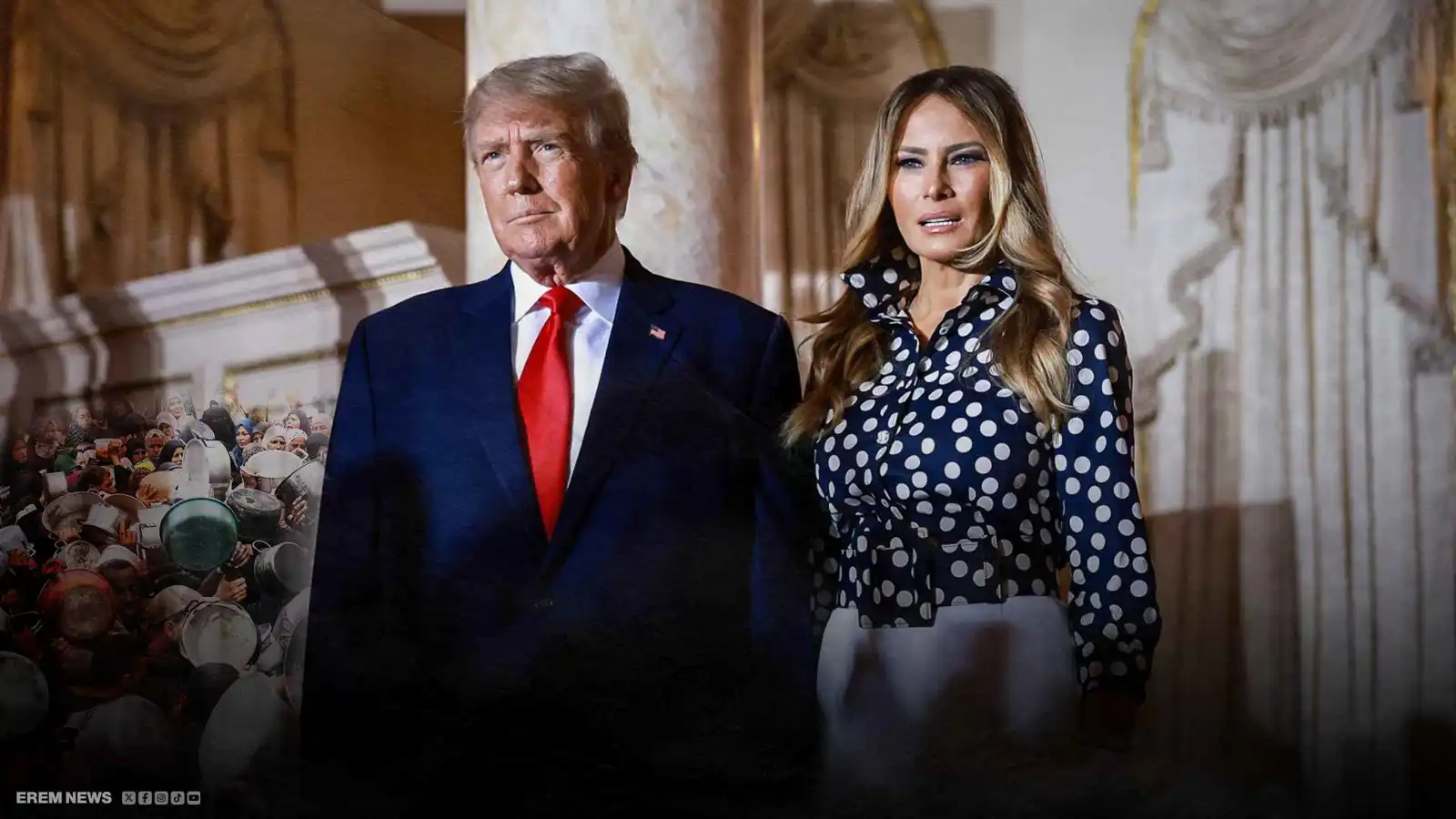تغير مفاجئ في موقفه.. هل رأى ترامب مجاعة غزة بعيون ميلانيا؟