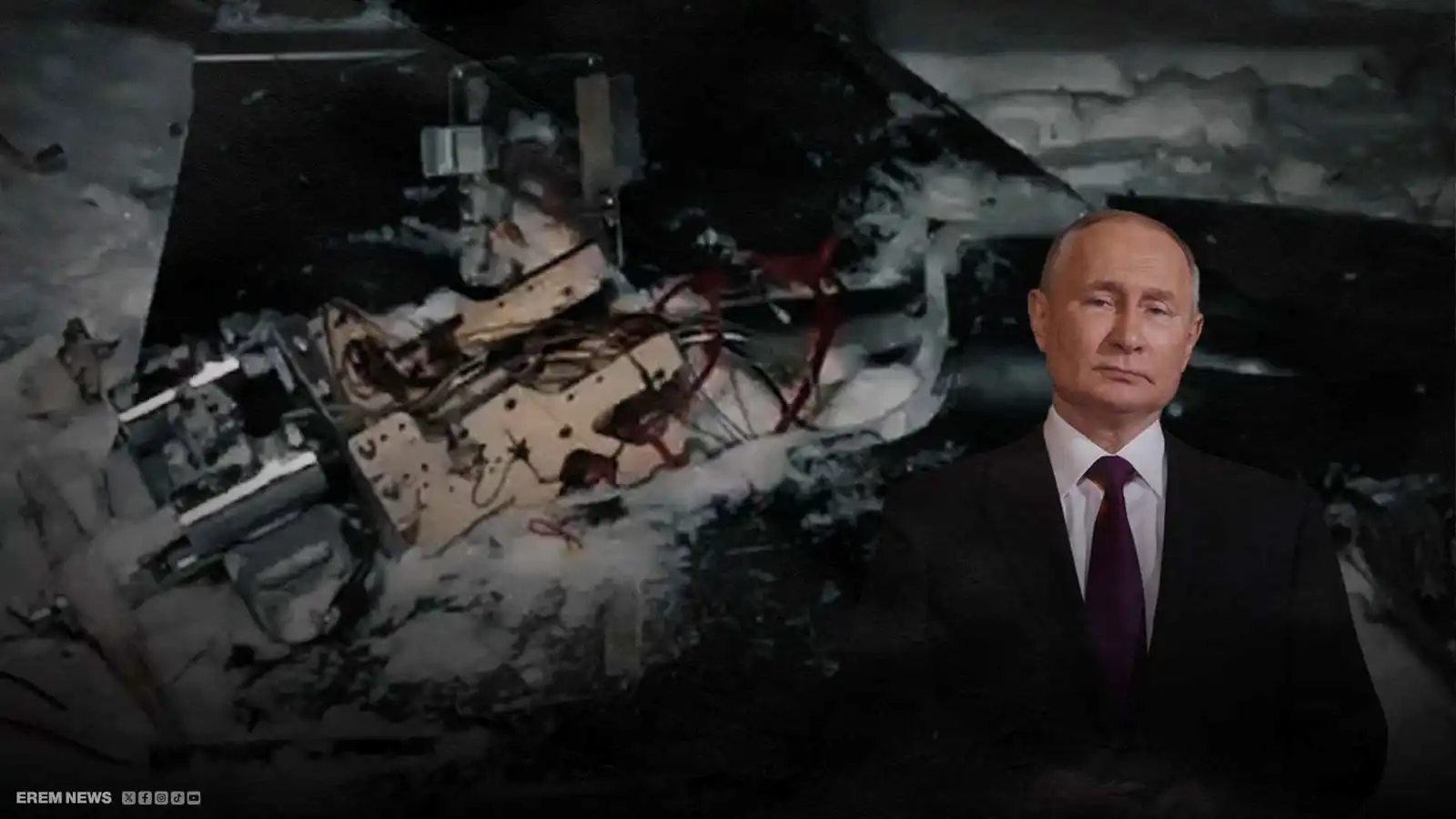 موسكو تبث مقطعاً لمسيّرة أوكرانية حاولت استهداف مقر بوتين (فيديو إرم)