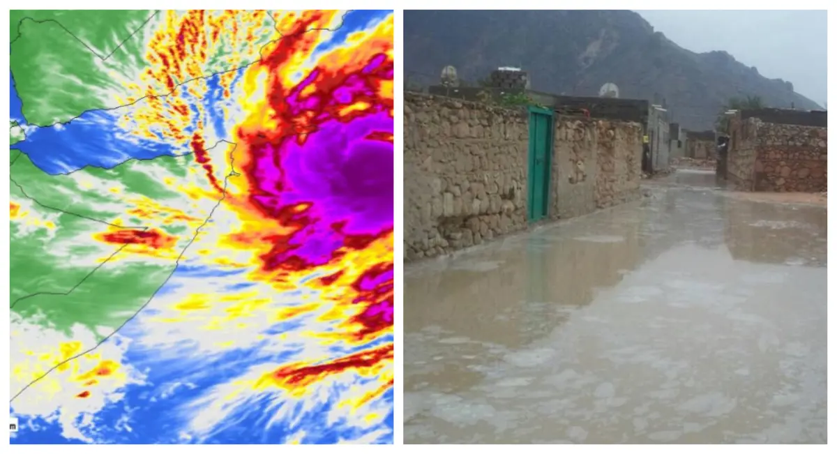 العاصفة مكونو تضرب سقطرى اليمنية وتتوجه نحو المهرة وظفار العمانية (فيديو)