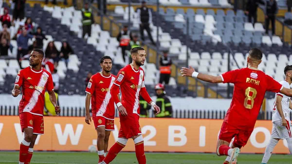زياش يقود الوداد لتجاوز أزمته بالفوز على النادي المكناسي في الدوري المغربي 