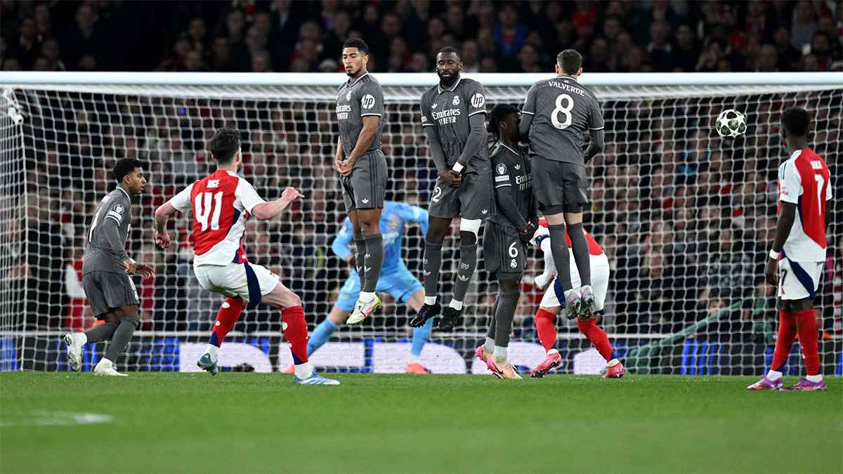 صورة جنونية لهدف رايس في شباك ريال مدريد تجتاح الإنترنت (شاهد)