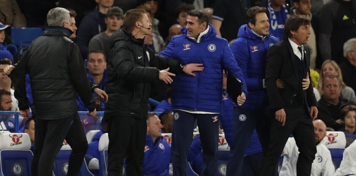 تعرف على سبب اشتباك كونتي ومورينيو (فيديو)