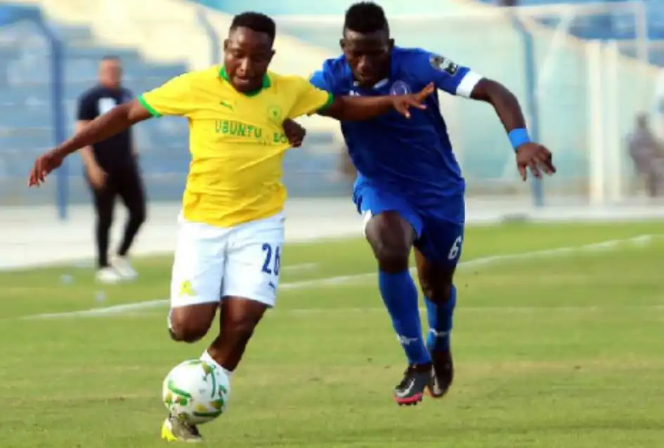 مباراة سابقة بين الهلال السوداني وصن داونز