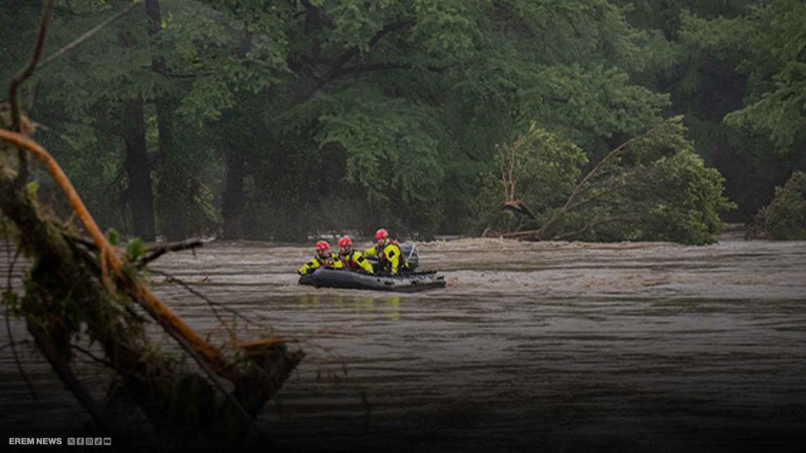 نجاة مذهلة لشابة جرفها الفيضان 20 ميلاً فأنقذتها شجرة