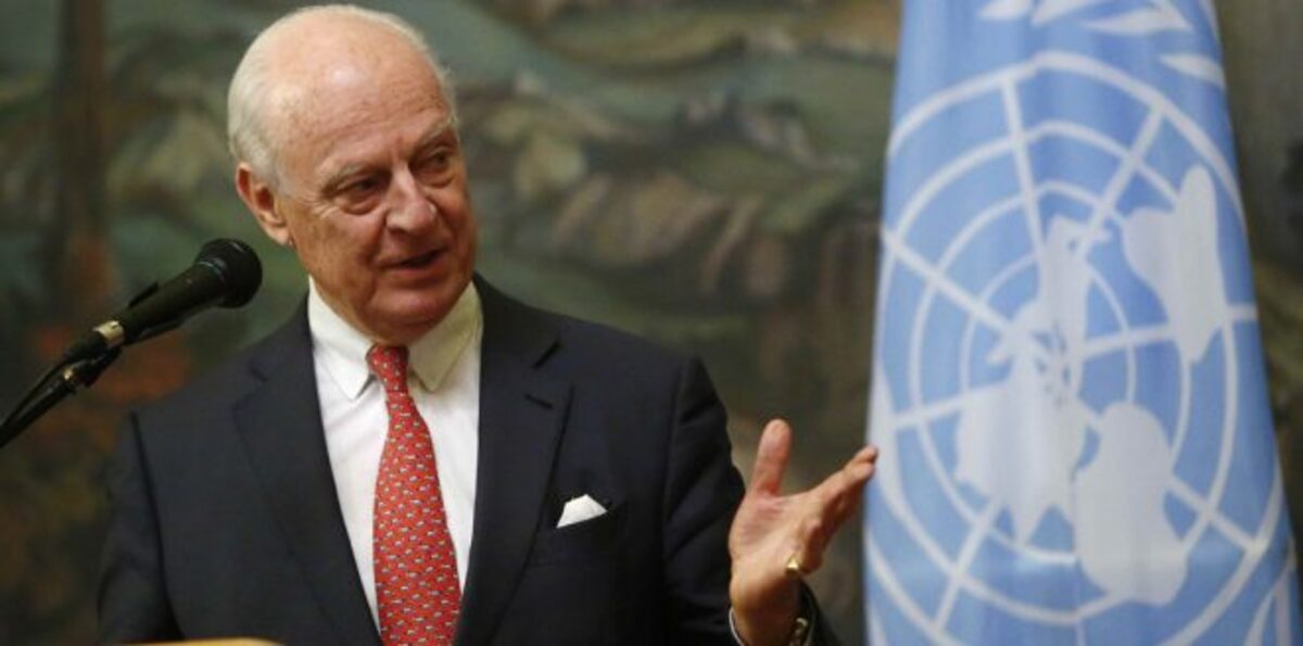 دي ميستورا: إيران وروسيا وتركيا ستبحث في جنيف تشكيل لجنة دستورية سورية