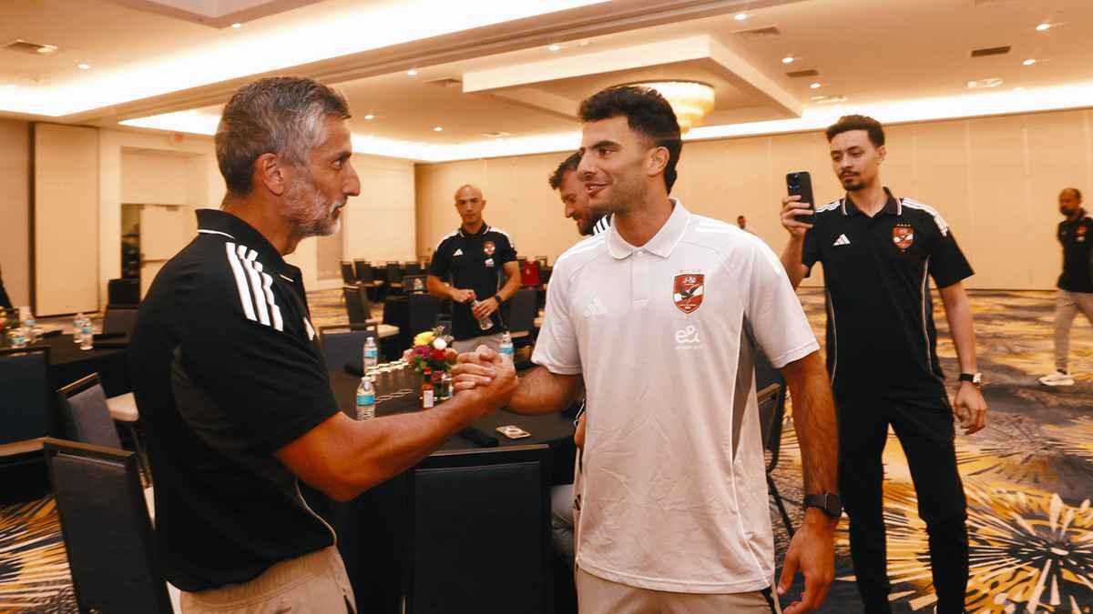 أول ظهور لـ"زيزو" مع الأهلي المصري