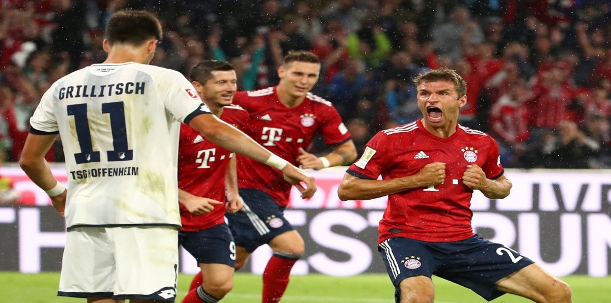 بايرن ميونخ يستهل رحلة الدفاع عن لقب الدوري الألماني بالفوز على هوفنهايم (فيديو)