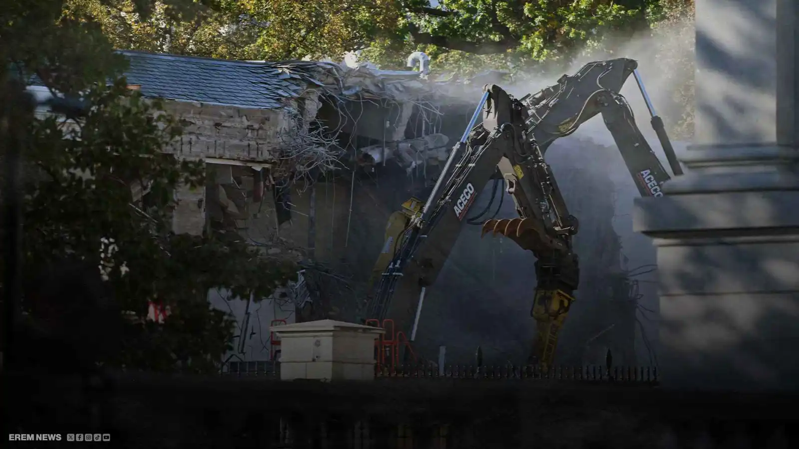 تتسع لـ999 شخصا.. هدم جزء من البيت الأبيض لبناء "قاعة رقص"